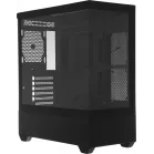 Корпус Accord ACC-EL1B TG черный без БП ATX 2xUSB2.0 1xUSB3.1 audio bott PSU