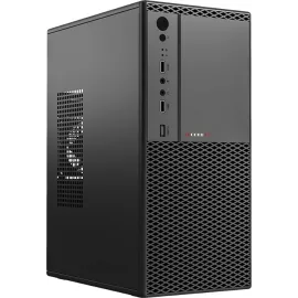 Корпус Accord ACC-1605B черный без БП mATX 2x120mm 2xUSB2.0 audio