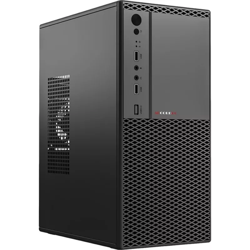 Корпус Accord ACC-1605B черный без БП mATX 2x120mm 2xUSB2.0 audio