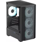 Корпус Accord ACC-195M черный без БП mATX 8x120mm 2xUSB2.0 1xUSB3.0 audio bott PSU