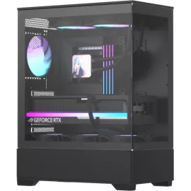 Корпус Formula Crystal Z1 V2 черный без БП ATX 6x120mm 2x140mm 1xUSB2.0 1xUSB3.0 audio bott PSU