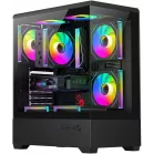 Корпус Bloody CC-127 черный без БП E-ATX 7x120mm 1xUSB2.0 2xUSB3.0 audio bott PSU