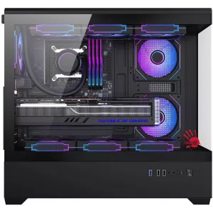  Bloody CC128 EATX 9x120mm 2xUSB20 1xUSB30 audio bott PSU