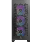 Корпус Azza AEROHEX черный без БП ATX 6x120mm 2x140mm 1xUSB2.0 1xUSB3.0 audio bott PSU