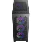 Корпус Azza AEROHEX черный без БП ATX 6x120mm 2x140mm 1xUSB2.0 1xUSB3.0 audio bott PSU
