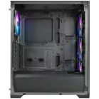 Корпус Azza AEROHEX черный без БП ATX 6x120mm 2x140mm 1xUSB2.0 1xUSB3.0 audio bott PSU