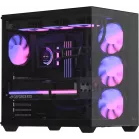 Корпус Formula Crystal Z2 v2 черный без БП ATX 10x120mm 2xUSB2.0 1xUSB3.0 audio bott PSU