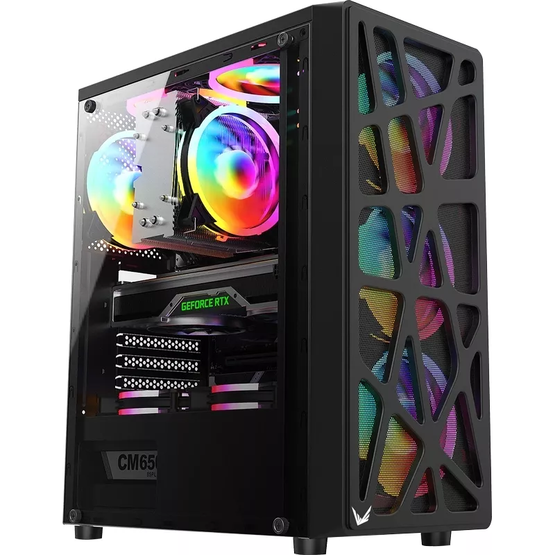 Корпус Formula Mana AR V2 черный без БП ATX 4x120mm 2xUSB2.0 1xUSB3.0 audio bott PSU