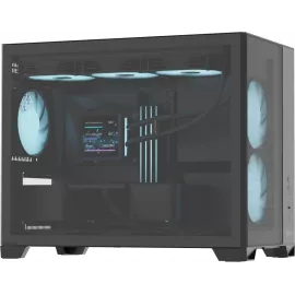 Корпус Formula Air Mesh G6 Plus AR черный без БП mATX 9x120mm 1xUSB3.0 audio