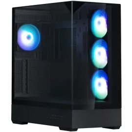 Корпус Zalman P40 Prism Plus черный без БП ATX 5x120mm 2xUSB3.0 audio bott PSU