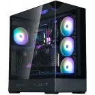 Корпус Zalman P40 Prism Plus черный без БП ATX 5x120mm 2xUSB3.0 audio bott PSU