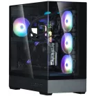 Корпус Zalman P40 Prism Plus черный без БП ATX 5x120mm 2xUSB3.0 audio bott PSU