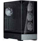 Корпус Zalman P40 Prism Plus черный без БП ATX 5x120mm 2xUSB3.0 audio bott PSU