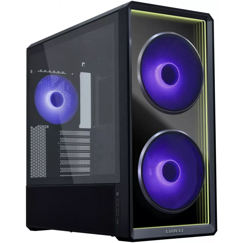 Корпус Lian-Li Lancool 217 Inf черный без БП ATX 9x120mm 2x140mm 2xUSB3.0 audio bott PSU