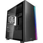 Корпус PcCooler LM300 Argb черный без БП ATX 8x120mm 2x140mm 1xUSB3.0 audio bott PSU