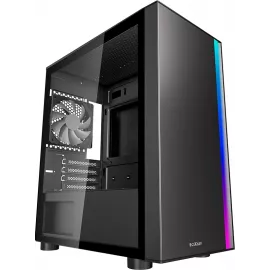 Корпус PcCooler LM300 Argb черный без БП mATX 7x120mm 2x140mm 2xUSB2.0 1xUSB3.0 audio bott PSU