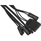 Корпус PcCooler LM300 Argb черный без БП mATX 7x120mm 2x140mm 2xUSB2.0 1xUSB3.0 audio bott PSU