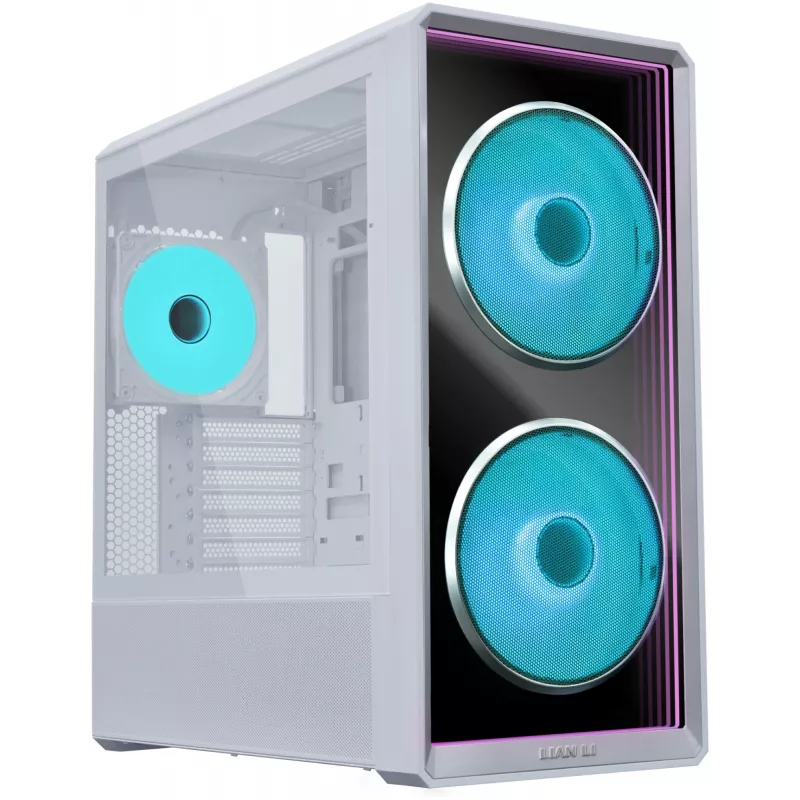 Корпус Lian-Li Lancool 217 Inf белый без БП ATX 9x120mm 2x140mm 2xUSB3.0 audio bott PSU