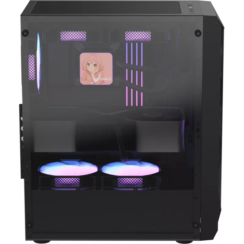 Корпус Formula Air Power G1 Plus черный без БП ATX 5x140mm 1xUSB2.0 1xUSB3.0 audio bott PSU