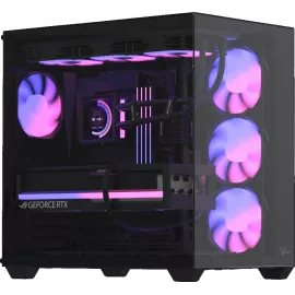 Корпус Formula Crystal Z2 Plus AR V2 черный без БП E-ATX 6x120mm 3x140mm 1xUSB2.0 1xUSB3.0 audio bott PSU