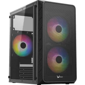 Корпус Formula Air Mesh G4 Plus AR черный без БП mATX 1xUSB2.0 1xUSB3.0 audio