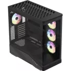 Корпус Formula Crystal U9 PA черный без БП ATX 9x120mm 3x140mm 2xUSB3.0 audio bott PSU