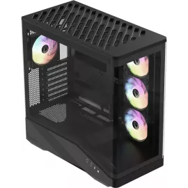 Корпус Formula Crystal U9 PA черный без БП ATX 9x120mm 3x140mm 2xUSB3.0 audio bott PSU