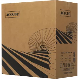 Корпус Accord ACC-ZA11B AR черный без БП ATX 3x120mm 1xUSB2.0 2xUSB3.0 audio bott PSU