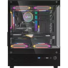 Корпус Formula Crystal Z1CM Plus AR черный без БП mATX 2x120mm 1xUSB3.0 audio bott PSU