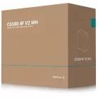 Корпус Deepcool CG580 4F V2 WH белый без БП ATX 6x120mm 4x140mm 2xUSB3.0 audio bott PSU