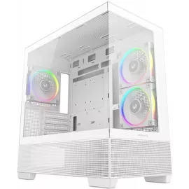 Корпус Deepcool CG380 3F белый без БП mATX 6x120mm 3x140mm 2xUSB3.0 audio bott PSU