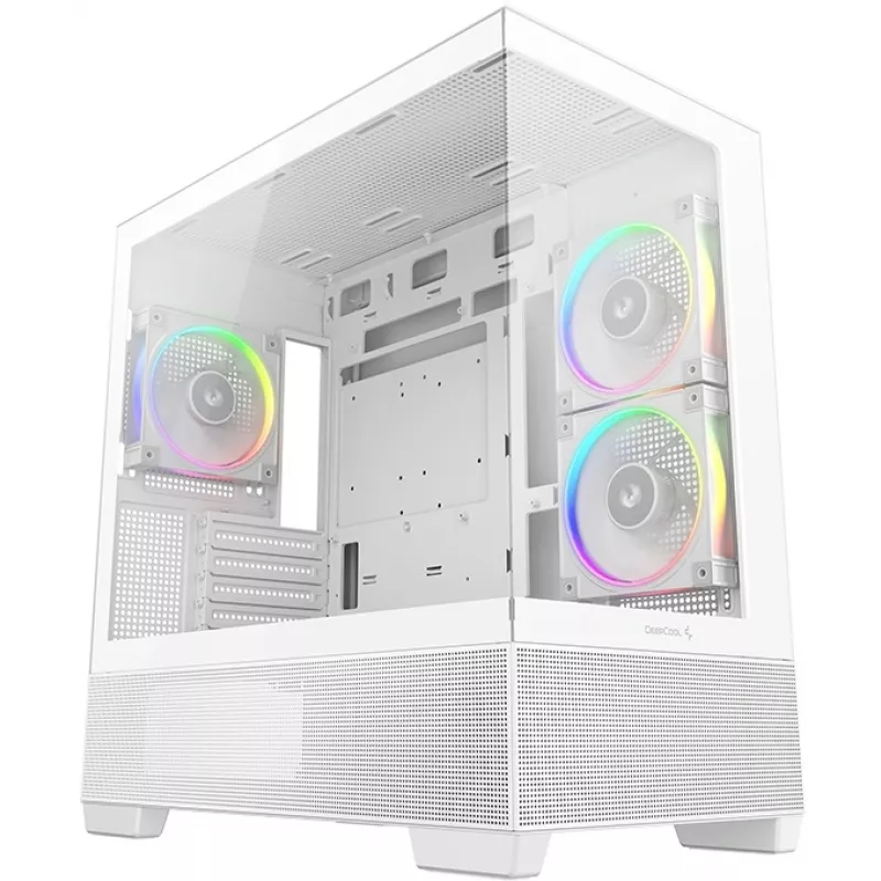 Корпус Deepcool CG380 3F белый без БП mATX 6x120mm 3x140mm 2xUSB3.0 audio bott PSU