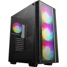 Корпус Deepcool Matrexx 55 V4 C черный без БП ATX 4x120mm 2x140mm 1xUSB3.0 audio bott PSU