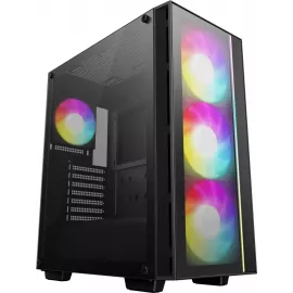 Корпус Deepcool Matrexx 55 V4 C черный без БП ATX 4x120mm 2x140mm 1xUSB3.0 audio bott PSU