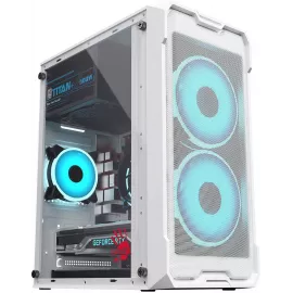Корпус Bloody CC-129 белый без БП mATX 1x80mm 2x120mm 1xUSB2.0 1xUSB3.0 audio