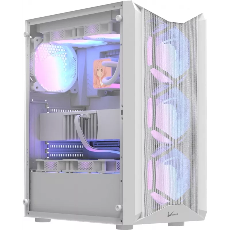 Корпус Formula Air Power G1 Plus белый без БП ATX 5x140mm 1xUSB2.0 1xUSB3.0 audio bott PSU
