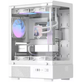 Корпус Formula Crystal Z1CM Plus AR v2 белый без БП mATX 2x120mm 1xUSB2.0 1xUSB3.0 audio bott PSU