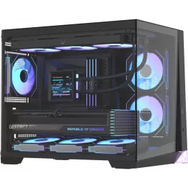 Корпус Formula Crystal Z4M черный без БП mATX 9x120mm 1xUSB3.0 audio bott PSU
