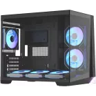 Корпус Formula Crystal Z4M черный без БП mATX 2x120mm 1xUSB2.0 1xUSB3.0 audio bott PSU