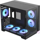 Корпус Formula Crystal Z4M Plus черный без БП mATX 2x120mm 1xUSB2.0 1xUSB3.0 audio bott PSU