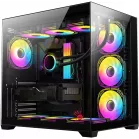 Корпус Bloody CC-122 черный без БП ATX 10x120mm 1xUSB2.0 1xUSB3.0 audio