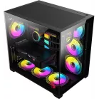 Корпус Bloody CC-122 черный без БП ATX 10x120mm 1xUSB2.0 1xUSB3.0 audio