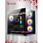 Корпус Bloody CC-122 черный без БП ATX 10x120mm 1xUSB2.0 1xUSB3.0 audio