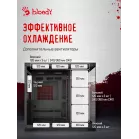 Корпус Bloody CC-122 черный без БП ATX 10x120mm 1xUSB2.0 1xUSB3.0 audio