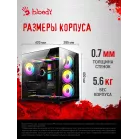 Корпус Bloody CC-122 черный без БП ATX 10x120mm 1xUSB2.0 1xUSB3.0 audio