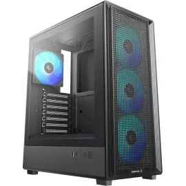 Корпус Deepcool CC550 4F черный без БП ATX 4x120mm 5x140mm 1xUSB2.0 1xUSB3.0 audio bott PSU
