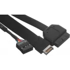 Корпус MSI MAG Pano M110R черный без БП mATX 8x120mm 2x140mm 1xUSB3.0 audio AirDuct bott PSU