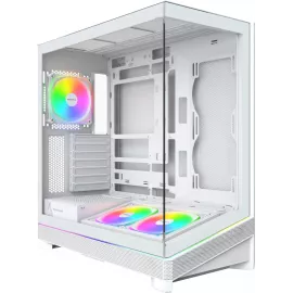 Корпус Montech Sky 3 белый без БП ATX 5x120mm 5x140mm 2xUSB3.0 audio bott PSU