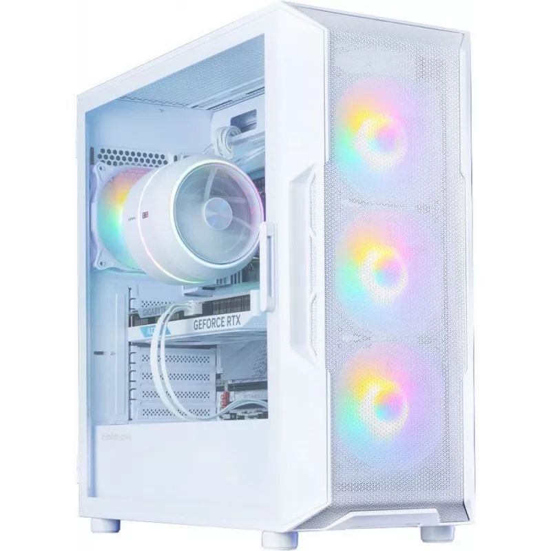 Корпус Zalman i3 Neo V2 белый без БП ATX 7x120mm 5x140mm 1xUSB3.0 audio bott PSU