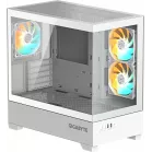 Корпус Gigabyte GB-C201PI белый без БП mATX 6x120mm 3x140mm 2xUSB3.0 audio bott PSU